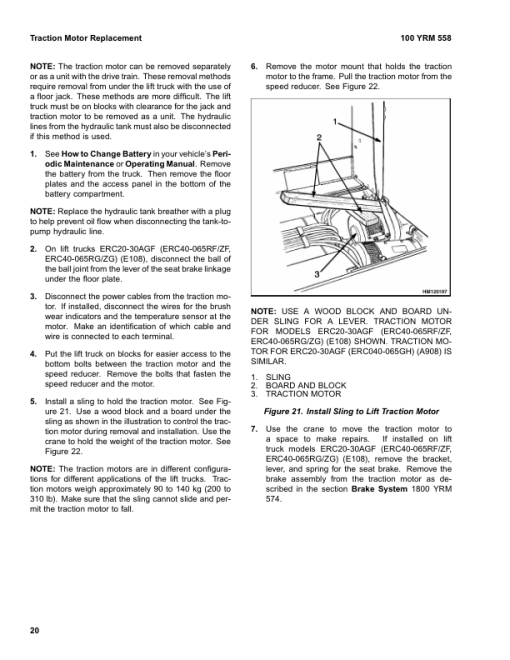 Yale ERC040RG, ERC050RG, ERC060RG, ERC06540RG Forklift E108 Series Repair Manual - Image 3