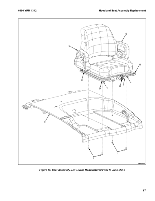 Yale ERC045VG, ERC050VG, ERC055VG, ERC060VG, ERC065VG, ERC070VG Forklift A968 Service Repair Manual - Image 4