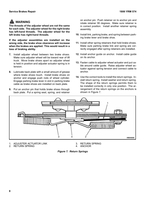 Yale ERC20AGF,ERC25AGF, ERC30AGF Forklift E108 Series Repair Manual - Image 2