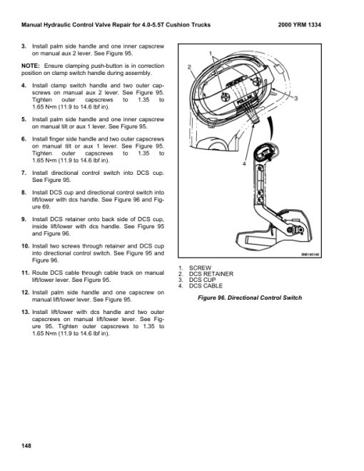 Yale ERC22VG, ERC25VG, ERC30VG, ERC32VG, ERC35VG Forklift A968 Service Repair Manual - Image 2