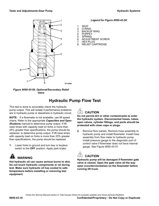 Yale ERC22VG, ERC25VG, ERC30VG, ERC32VG, ERC35VG Forklift A968 Service Repair Manual - Image 5