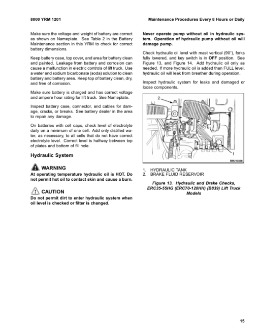 Yale ERC35HG, ERC40HG, ERC45HG, ERC55HG Forklift B839 Service Repair Manual - Image 4