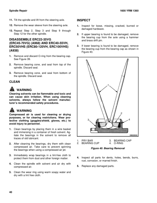 Yale ERC40VH, ERC50VH, ERC50VHS, ERC55VH Forklift A938 Service Repair Manual - Image 5