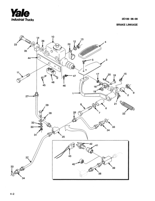 Yale ERC70HD, ERC80HD, ERC100HD, ERC120HD Forklift A839 Parts Manual - Image 2