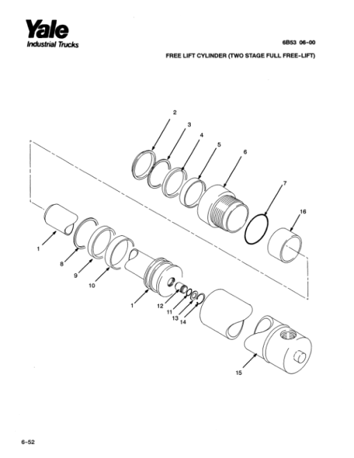 Yale ERC70HD, ERC80HD, ERC100HD, ERC120HD Forklift A839 Parts Manual - Image 4