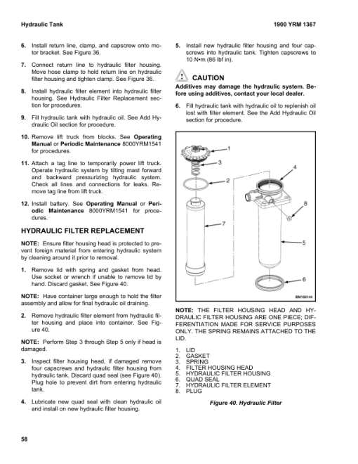 Yale ERC80VH, ERC100VH, ERC100VHS, ERC120VH Forklift A938 Service Repair Manual - Image 4