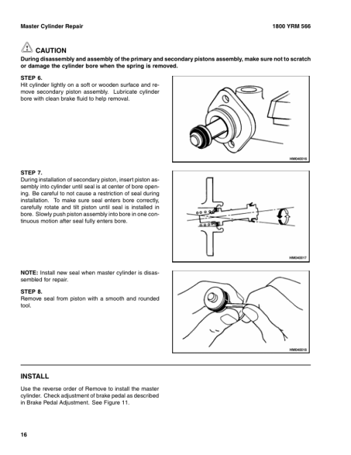 Yale ERP040DH, ERP050DH, ERP060DH Forklift D216 Series Repair Manual - Image 3