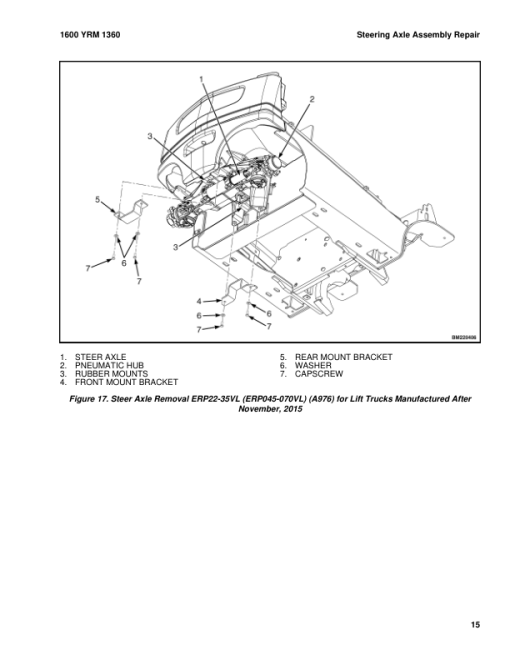 Yale ERP080VM, ERP090VM, ERP100VM, ERP100VML, ERP110VM, ERP120VM Forklift A985 Service Repair Manual - Image 3