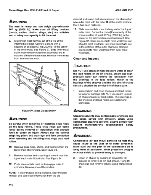 Yale ERP13VC, ERP15VC Electric Forklift B888 Service Repair Manual - Image 2