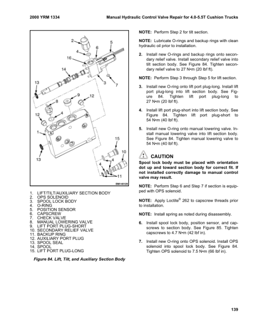 Yale ERP15VT, ERP16VT, ERP18VT, ERP20VT Forklift G807 Series Repair Manual - Image 2