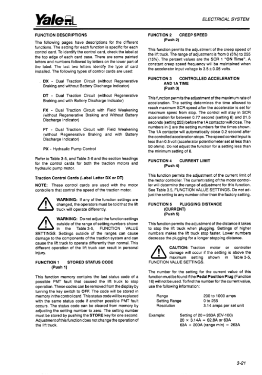 Yale ERP16ATF, ERC16ATF, ERP18ATF, ERC18ATF, ERP20ATF, ERC20ATF Forklift A807 Service Repair Manual - Image 5