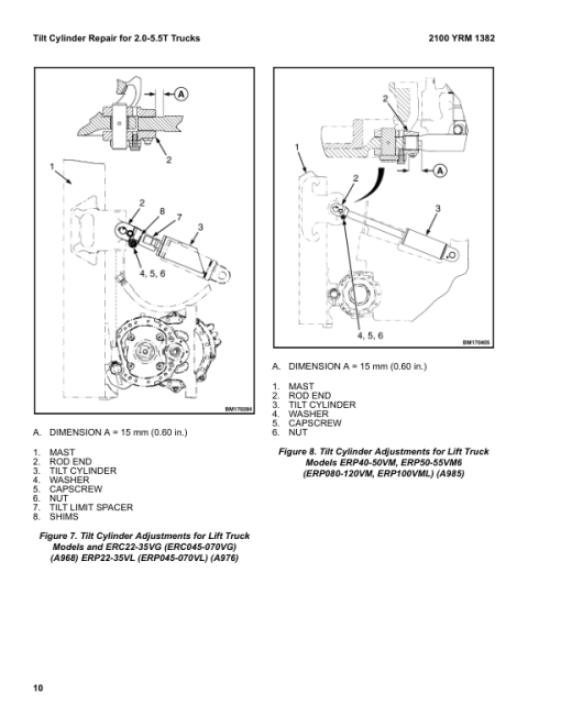 Yale ERP16VF, ERP18VF, ERP20VF Forklift A955 Service Repair Manual - Image 3