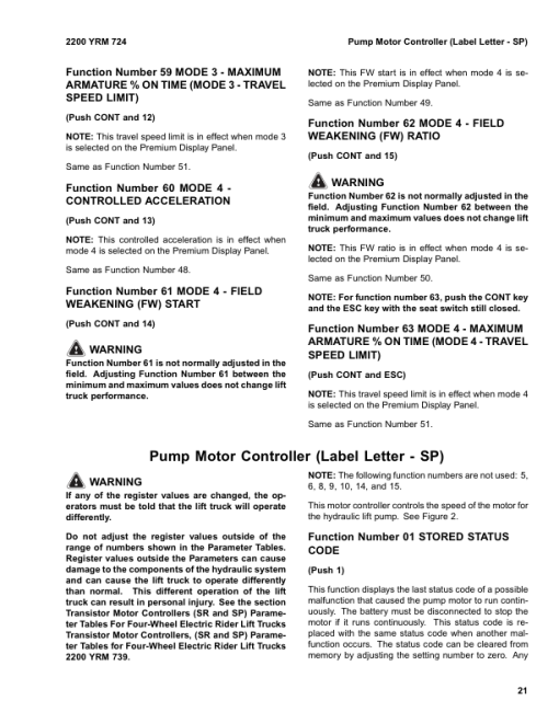 Yale ERP20ALF, ERP25ALF, ERP30ALF Electric Forklift B216 Service Repair Manual - Image 3