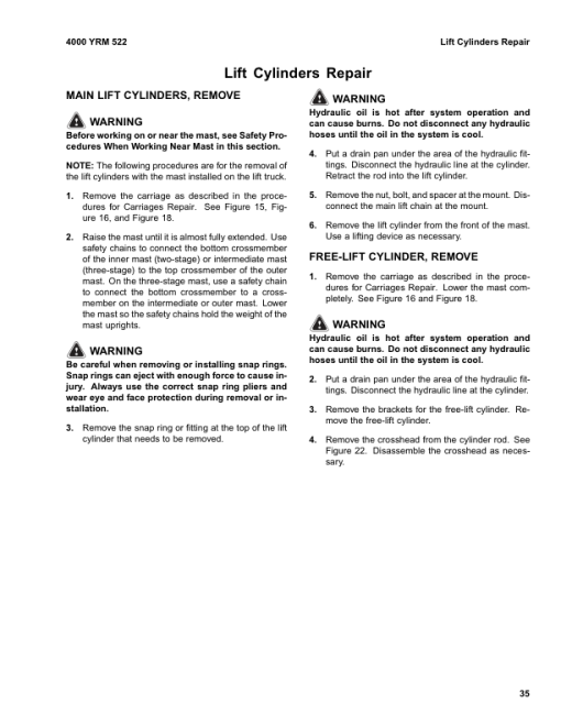 Yale ERP20ALF, ERP25ALF, ERP30ALF Electric Forklift B216 Service Repair Manual - Image 4