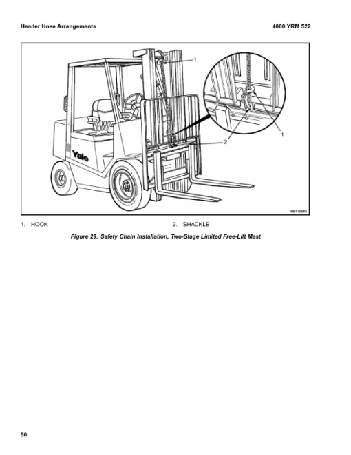 Yale ERP20ALF, ERP25ALF, ERP30ALF Electric Forklift B216 Service Repair Manual - Image 5