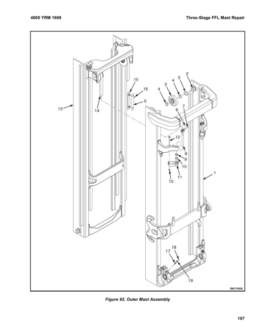 Yale ERP22VL, ERP25VL, ERP30VL, ERP35VL Electric Pallet Truck A976 Service Repair Manual - Image 2