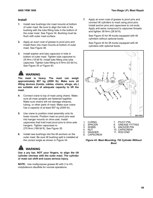 Yale ERP22VL, ERP25VL, ERP30VL, ERP35VL Electric Pallet Truck A976 Service Repair Manual - Image 4