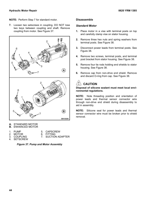 Yale ESC030AC, ESC035AC, ESC040AC Electric Forklift B883 Service Repair Manual - Image 5