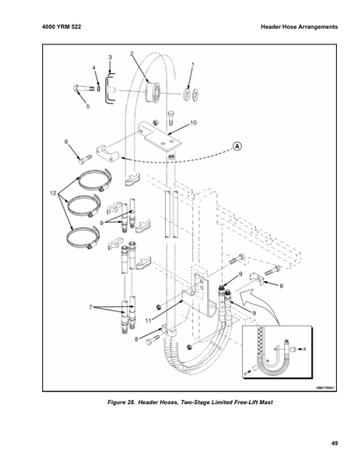 Yale GC030AF, GLC030AF, GC040AF, GLC040AF Forklift B809 Service Repair Manual - Image 4