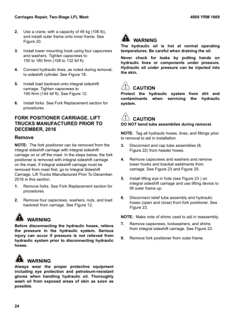 Yale GC040VX, GC050VX, GC055SVX, GC060VX, GC070VX Forklift A910 Service Repair Manual - Image 4