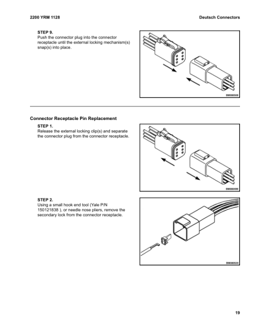 Yale GC040VX, GLC040VX, GC070VX, GLC070VX, GC55SVX, GLC55SVX Forklift B910 Service Repair Manual - Image 5