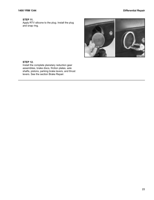 Yale GC135VX, GC155VX, GC135VX, GC155VX Forklift D879 Series Repair Manual - Image 5