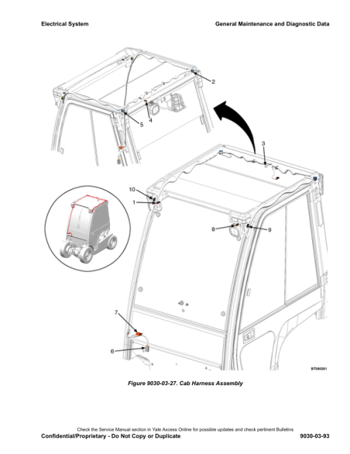 Yale GC135VX, GDC135VX, GLC135VX, GC155VX, GDC155VX, GLC155VX Forklift C879 Series Repair Manual - Image 3