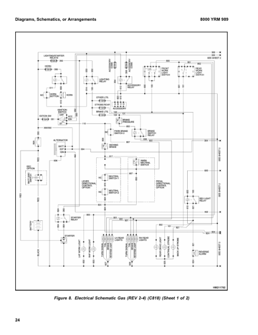 Yale GC70LJ, GC80LJ, GC80LJBCS, GC100MJ, GC100MJBCS, GC120MJ, GC120MJSPRS Forklift D818 Series Repair Manual - Image 4