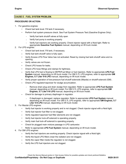 Yale GDC135VX, GDC155VX, GDC135VX, GDC155VX Forklift D879 Series Repair Manual - Image 5