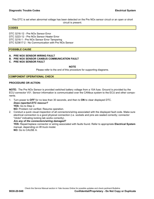 Yale GDP030VX, GDP035VX, GDP040VX, GDP040SVX Forklift C810 Service Repair Manual - Image 3