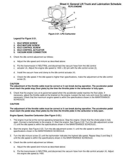 Yale GDP040RG, GDP050RG, GDP060RG, GDP065RG Forklift E177 Series Repair Manual - Image 4