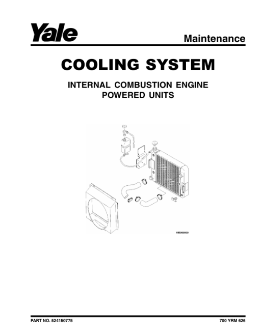 Yale GDP040ZG, GDP040RG, GDP040TG,GDP060ZG, GDP060RG, GDP040TG Forklift A875 Service Repair Manual