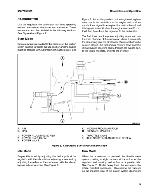 Yale GDP040ZG, GDP040RG, GDP040TG,GDP060ZG, GDP060RG, GDP040TG Forklift A875 Service Repair Manual - Image 5