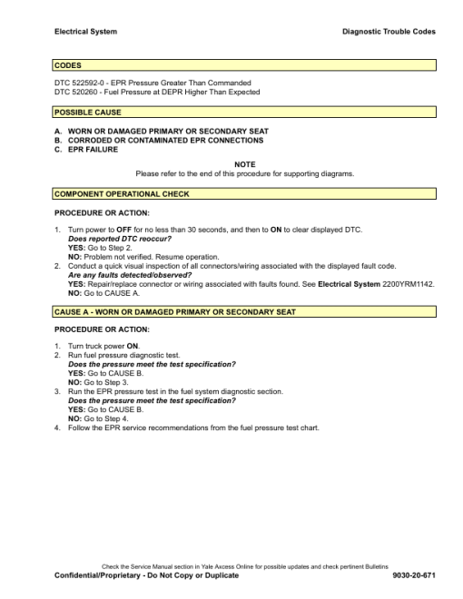 Yale GDP080VX, GDP090VX, GDP100VX, GDP110VX, GDP120VX Forklift G813 Series Repair Manual - Image 2