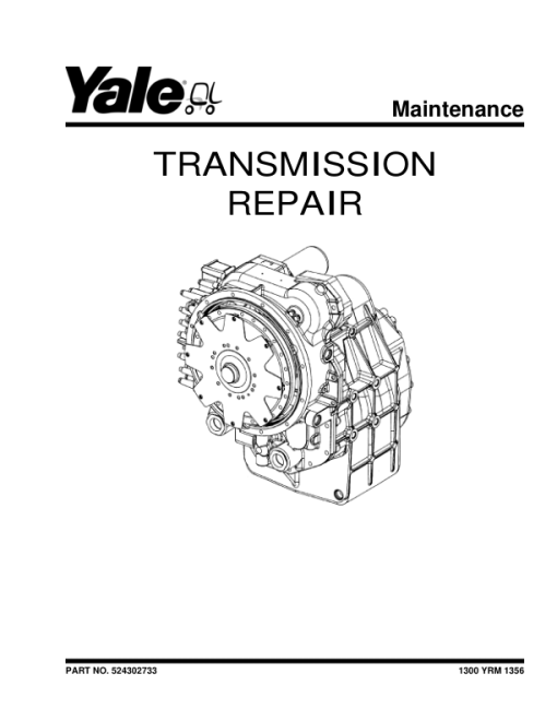 Yale GDP130EB, GDP140EB, GDP160EB Forklift B877 Service Repair Manual - Image 4