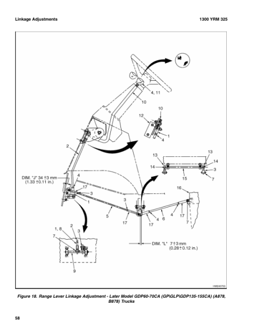 Yale GDP130EB, GDP140EB, GDP160EB Forklift B877 Service Repair Manual - Image 5