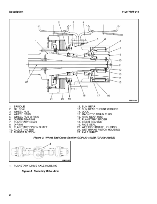 Yale GDP130EB, GDP140EB, GDP160EB Forklift D877 Series Repair Manual - Image 5