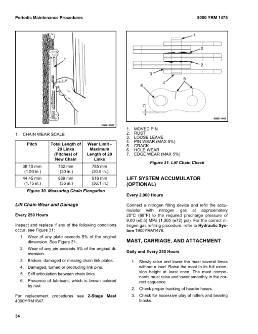 Yale GDP130EC, GDP140EC, GDP160EC Forklift E877 Series Repair Manual - Image 4