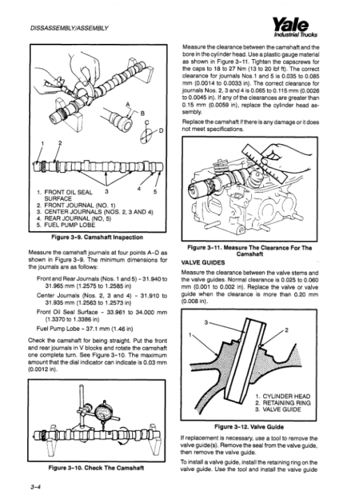 Yale GDP16AF, GLP16AF, GLP16BF, GDP20AF, GLP20AF Forklift A810 Service Repair Manual - Image 3