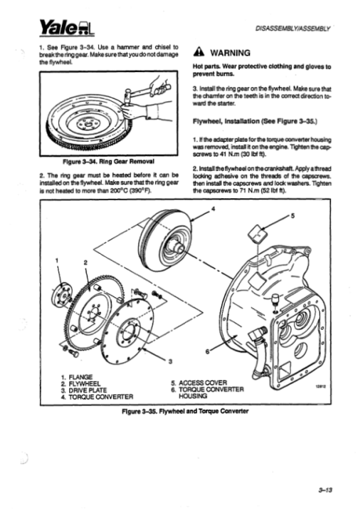 Yale GDP16AF, GLP16AF, GLP16BF, GDP20AF, GLP20AF Forklift A810 Service Repair Manual - Image 4