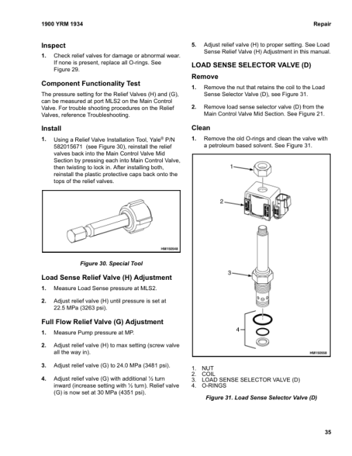 Yale GDP180-9EC, GDP160-12EC, GDP160-9EC, GDP180-7.5EC Forklift A674 Service Repair Manual - Image 4