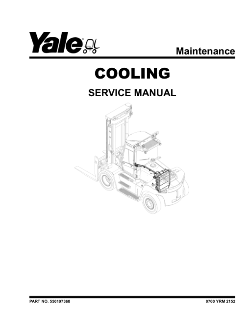 Yale GDP190DC, GDP210DC, GDP230DC, GDP230DCS, GDP250DC, GD280DC Forklift H876 Series Repair Manual - Image 4