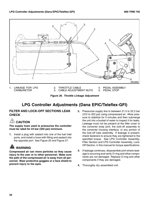 Yale GDP3.5LJ, GDP4.0LJ, GDP4.5MJ, GDP5.0MJ, GDP5.5MJ Forklift C813 Service Repair Manual - Image 4