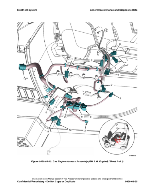 Yale GDP40VX5, GDP40VX6, GDP45VX6, GDP50VX, GDP55VX Forklift H813 Series Repair Manual - Image 4