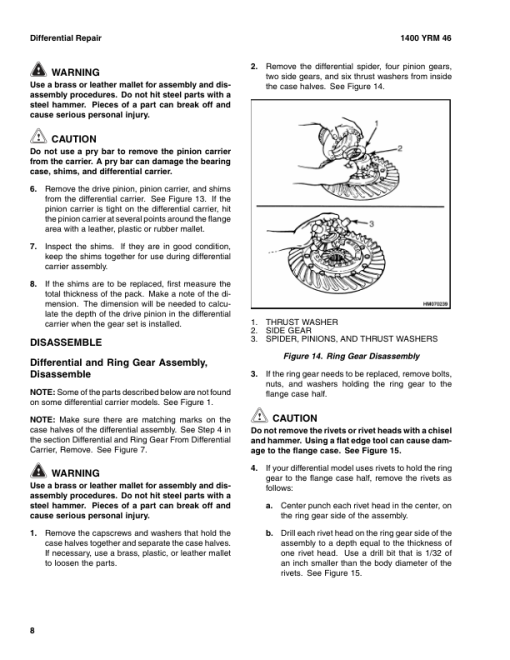 Yale GDP60CA, GLP60CA, GDP70CA, GLP70CA Forklift B878 Service Repair Manual - Image 2