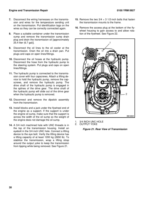 Yale GDP80DB, GDP90DB, GDP100DB, GDP120DB Forklift B876 Service Repair Manual - Image 5