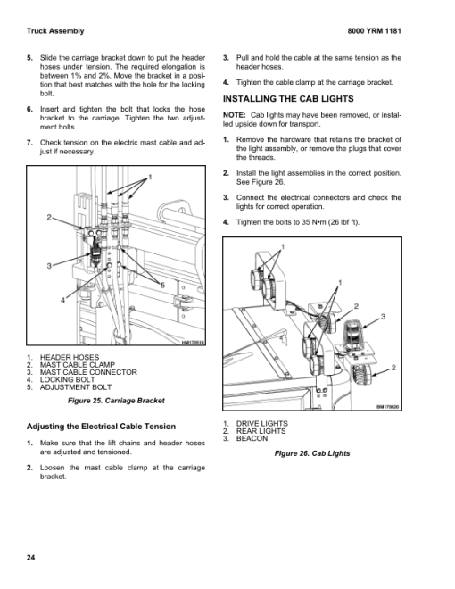 Yale GDP80DB, GDP90DB, GDP100DB, GDP120DB Forklift D876 Series Repair Manual - Image 2