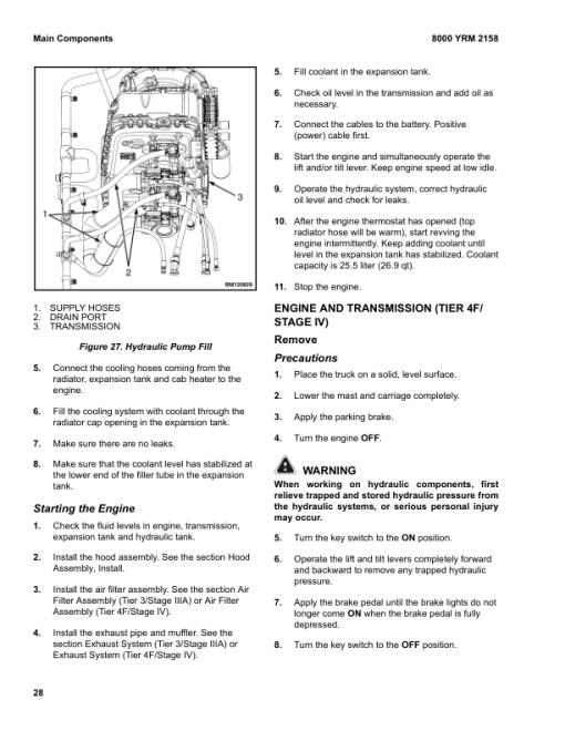 Yale GDP80DC, GDP90DC, GDP100DC, GDP100DCS, GDP120DC Forklift H876 Series Repair Manual - Image 3