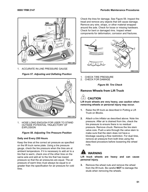 Yale GDP80DC, GDP90DC, GDP100DC, GDP100DCS, GDP120DC Forklift H876 Series Repair Manual - Image 5