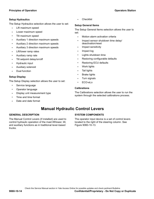 Yale GDP80VX, GDP80VX9, GDP90VX Forklift C909 Series Repair Manual - Image 3